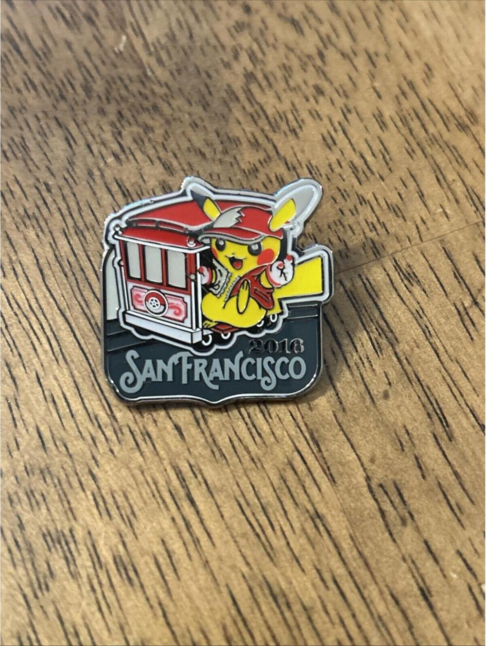 Pokemon Pikachu 2016 San Francisco World Championship Collector's Pin